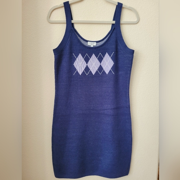 Cabana by Crown & Ivy, Sweater Tank Dress, M, Navy, NWT - Picture 2 of 9